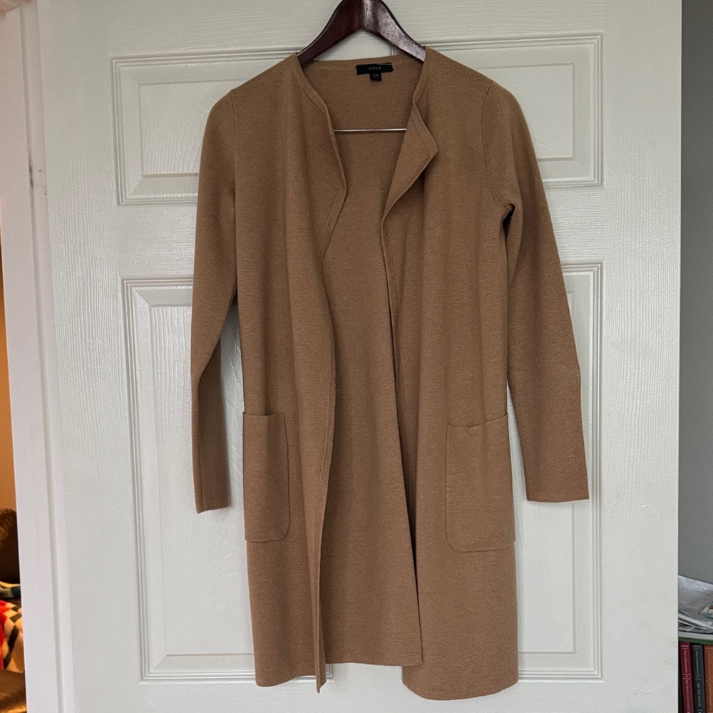 J. Crew Women's Open Front Cardigan Coat